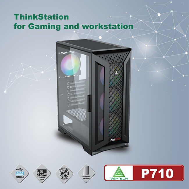 CASE VSPTECH THINKSTATION P710 FOR GAMING AND WORKSTATION